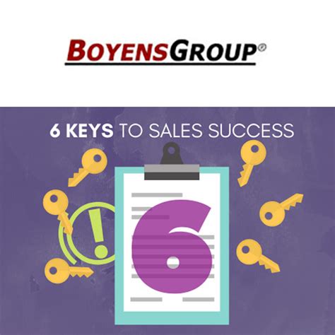 6 Keys To Sales Success The Boyens Group