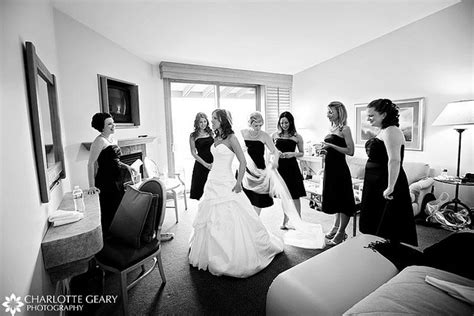 Bride And Bridesmaids Getting Ready By Charlotte Geary Photography Via