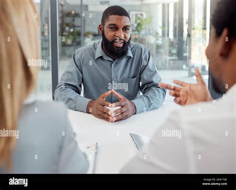 Hiring, recruitment and job interview businessman with Human Resources