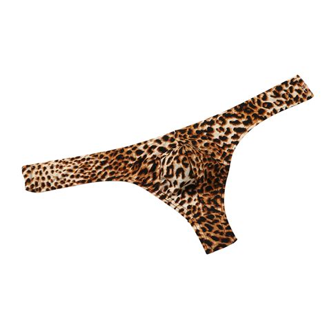 Musclemate Hot Mens Leopard Print Thong G String Underwear Mens Leopard Print Thong Undie