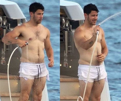nick jonas shirtless photos go viral netizens want to play with his love handles