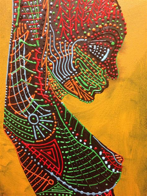 Abstract Female Figure Original Work Artwork Abstract