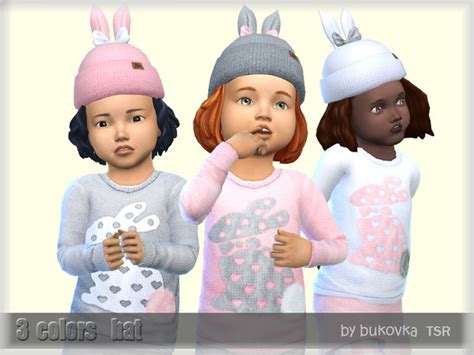 Bukovkas Hat Hare Sims 4 Toddler Sims Sims 4