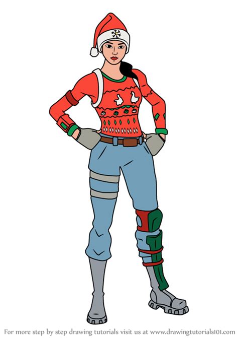 Learn How To Draw Nog Ops From Fortnite Fortnite Step By