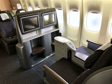 This will include a salad, bread, main course and dessert; United Airlines Boeing 777 200 First Class