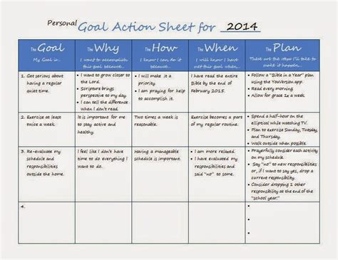 Pinspired Home Free Printable Goal Planning Sheet