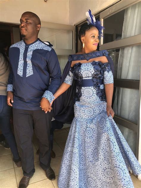 Fabulous Shweshwe Traditional Dresses 2019 • Stylish F9 African Print Wedding Dress African