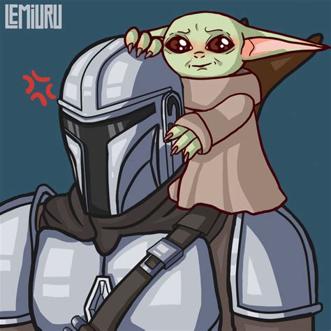 The Mandalorian And Baby Yoda  By Matalemures On Deviantart