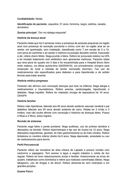 Anamnese Para Atividade Física