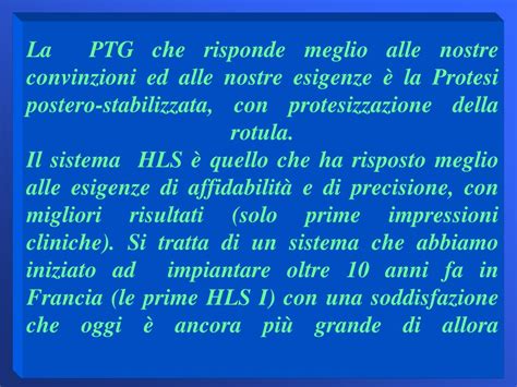 PPT - La Protesi Totale di ginocchio postero-stabilizzata ...