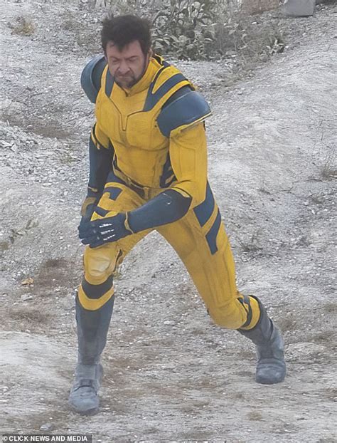 hugh jackman films deadpool 3 as wolverine with ryan reynolds daily mail online