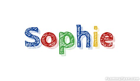 Sophie Logo Outil De Conception De Nom Gratuit à Partir De Texte