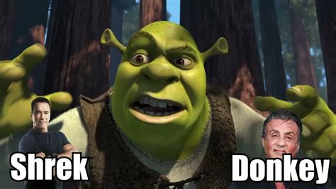 Shrek Action Movie Reboot Arnold As Shrek And Stallone As Donkey Youtube