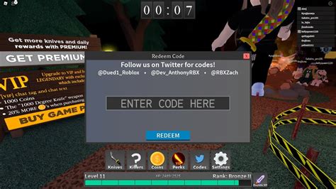This list is updated on a regular basis as we add new codes and remove the expired ones. Roblox 😈NEW CODE, KILLER CRAZE😈 🔪Survive the Killer!🔪 ...