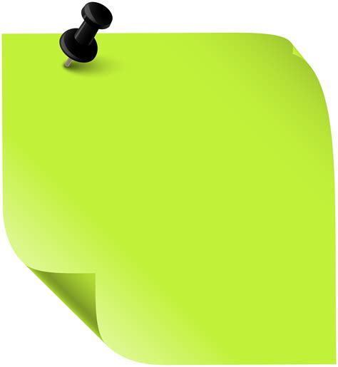 Sticky Note Green Png Clipart Best Web Clipart