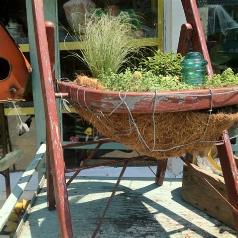 Rocking chair planter or plant holder, vintage wooden chair with metal planter for your favorite succulent, terrystreasuretrunk 5 out of 5 stars (926) $ 25.00. Chair planter | Chair planter, Outdoor decor, Garden tools