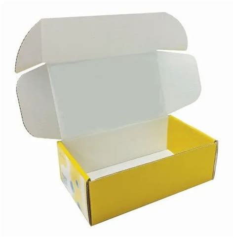 Cardboard Rectangular Laminated Duplex Boxes For Packaging Weight Holding Capacity Kg