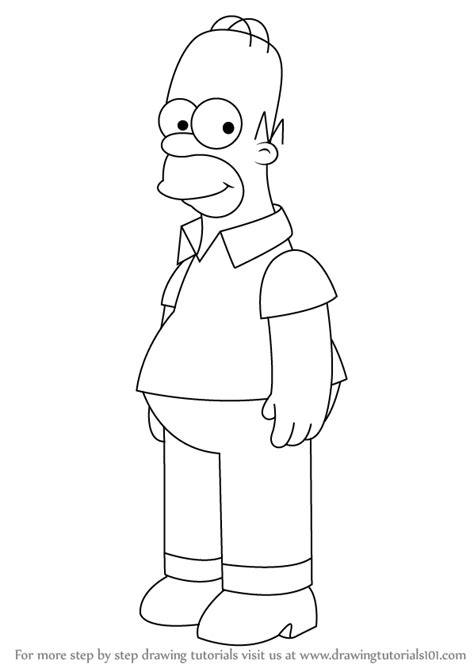 Dessin Homer Simpson