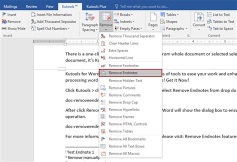 How To Remove Endnotes Quickly In Word