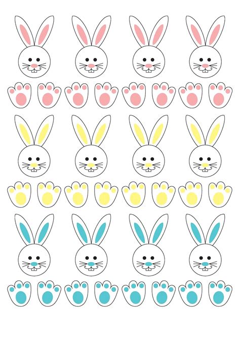 Coelho Colorido Para Imprimir