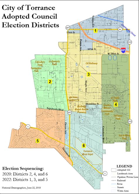 City Council Districts City Of Torrance