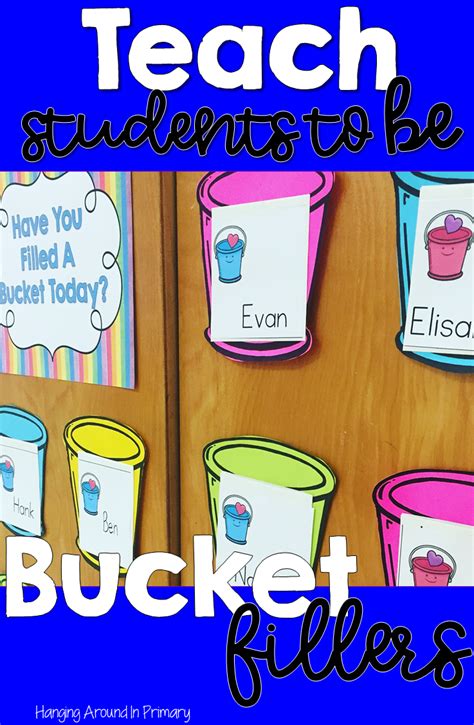 Launch Character Education And Kindness With Bucket Filling And They