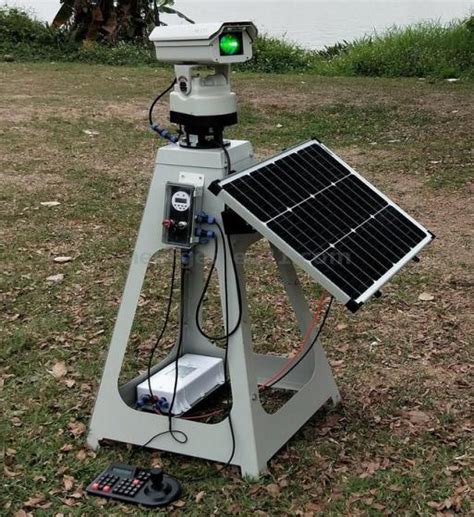 1000mw Automated Solar Powered Laser Bird Repeller With Wired Keyboard