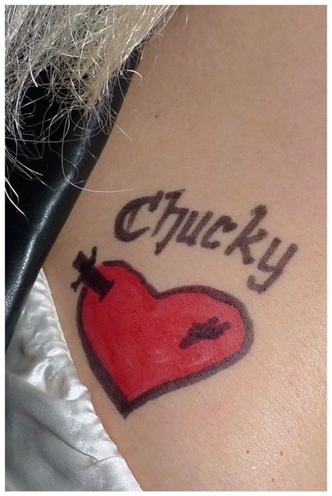 Bride Of Chucky Tattoo Theme Me Costume Fancy Dress And Party Theme