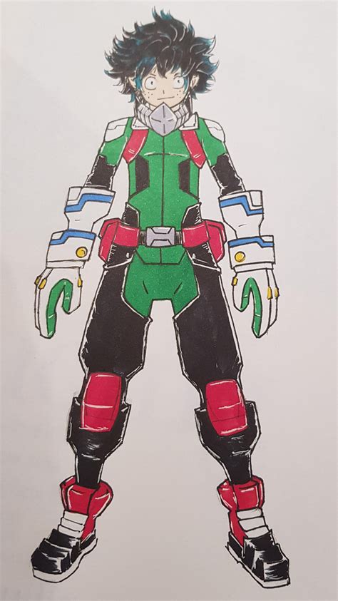 Simple Deku Redesign Bokunoheroacademia