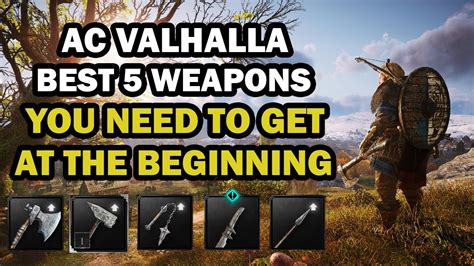 Assassin S Creed Valhalla Best Weapons You Must Get At The Beginning