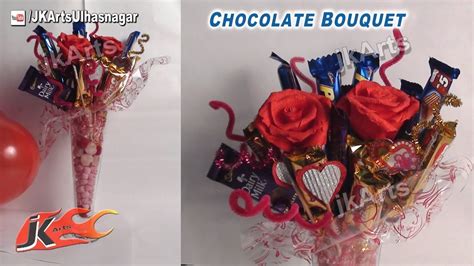 I just played with each flower. DIY Chocolate Bouquet - Gift Idea - JK Arts 480 - YouTube