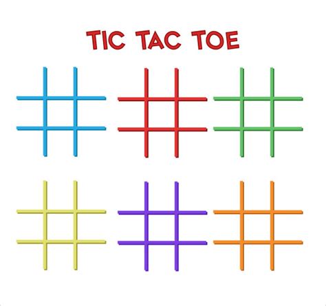 Printable Tic Tac Toe Template