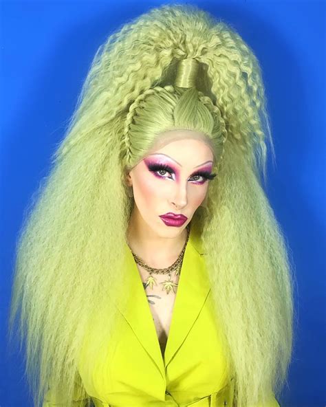 Green Drag Queen Lace Front Wig Ubicaciondepersonascdmxgobmx
