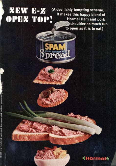 1966 Spam Spread Advertisement. : r/vintageads