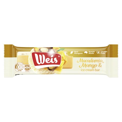 Weis Mango & Macadamia Ice Cream Bar | Streets AU