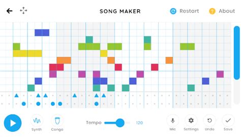 They're not about making you a star, but rather about opening up our ancient, tribal instincts to make music rather than just listen to it. Free Online Pattern Based Music Maker: Chrome Music Lab
