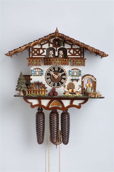 Original Handmade Black Forest Cuckoo Clock Made In Germany 2 6744t