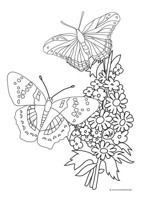 This Coloring Page Butterflies | mackira-thanatos