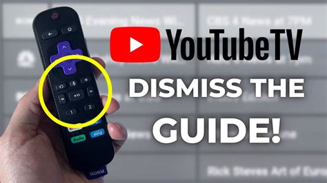 How To Quickly Return To Live Tv From The Youtube Tv Guide Youtube