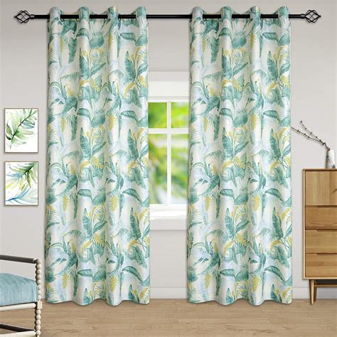 These green leaf curtains are pretty color & pattern, thick, high quality, good workmanship. Leaf Pattern Curtains | Catalog of Patterns
