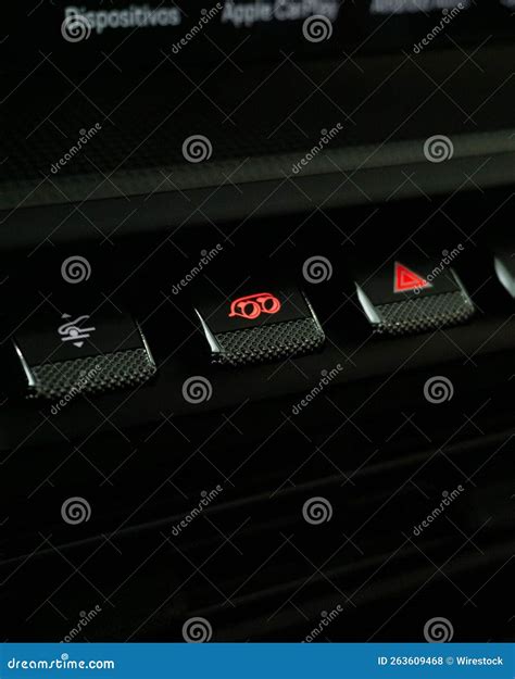 Porsche 911 Active Exhaust System, Lift System and Alert Lights Buttons