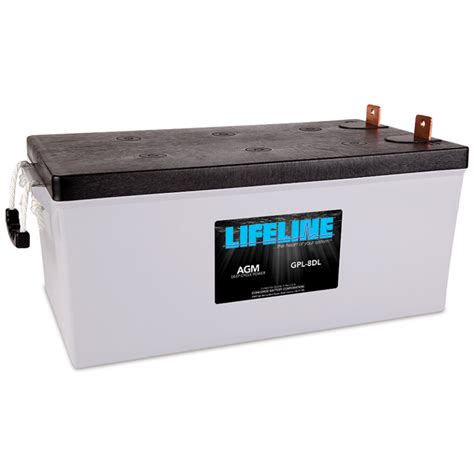 Lifeline Gpl 8dl Marine And Rv Battery 12v 20 Hr Rate Capacity 255ah