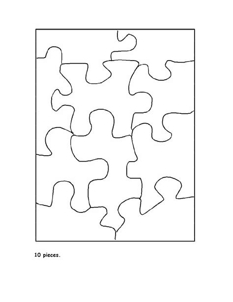 Each image can be represented in three different formats, which include horizontal, vertical, and panoramic views, and consist of a different number of pieces, from 12. Printable Jigsaw Puzzle Shapes | Printable Crossword Puzzles