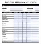 Basic Employee Review Form