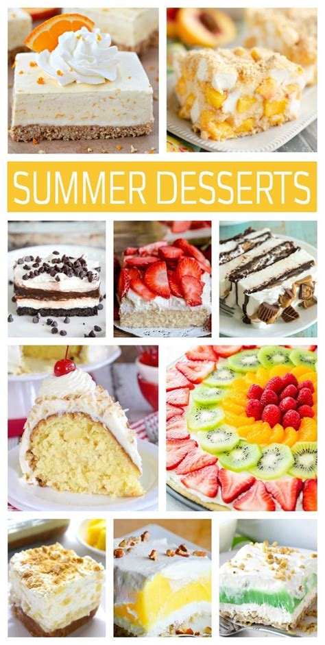 Easy Summer Desserts That Are Delicious Eighteen25 In 2020 Easy