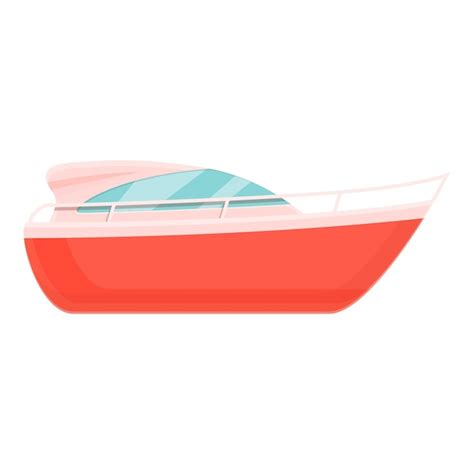 Premium Vector Bay Rescue Boat Icon Cartoon Of Bay Rescue Boat Vector