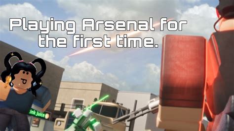 Playing Arsenal For The First Time Roblox Youtube