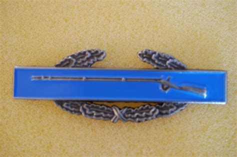 Us Usa Army Combat Infantry Badge Large Military Hat Lapel Pin Ebay