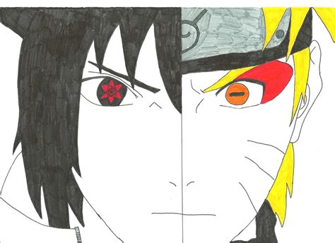 Sasuke Drawing Half Face Sasuke Drawing Naruto Pictures You Can Edit
