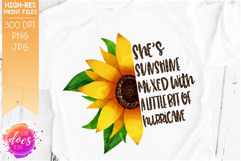Download Little bit of Hurricane - Sunflower - Sublimation ...
